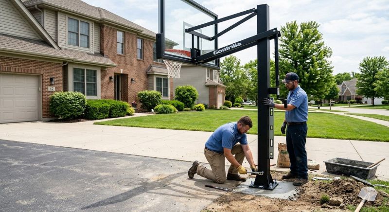 Basketball Goal Installation in Conroe, TX