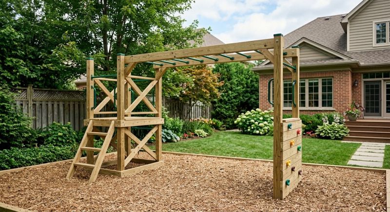 Monkey Bars Installation in Olathe, KS