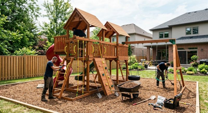 Playground Installation in Kansas City, MO