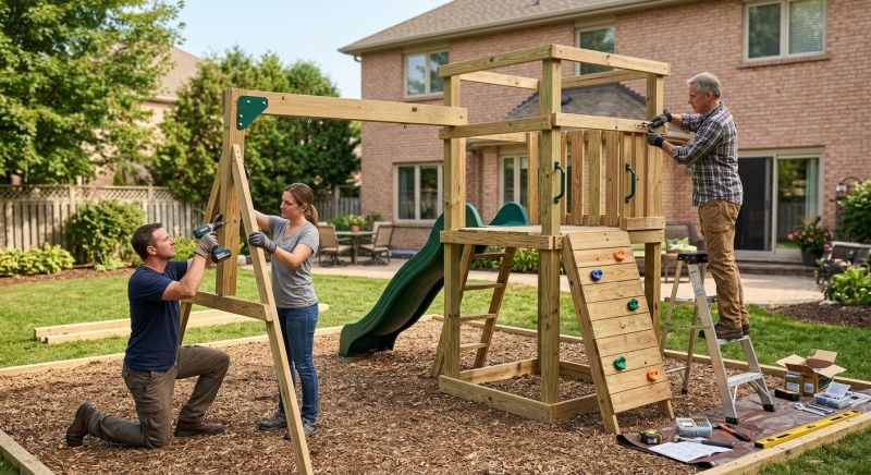 Playground Set Assembly in Littleton, CO