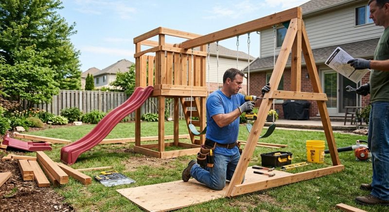 Playground Set Assembly in Prescott Valley, AZ