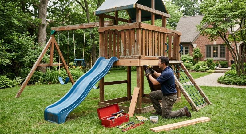 Playset Repair in Alpharetta, GA