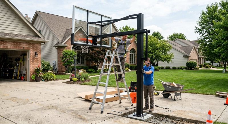 Basketball Goal Installation in Arvada, CO