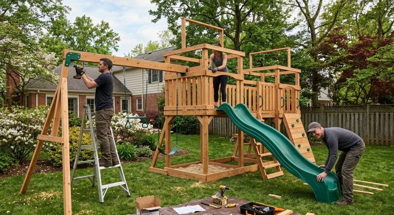 Play Set Installation in Olathe, KS