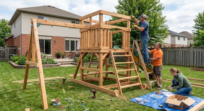 Playground Equipment Assembly in Arvada, CO