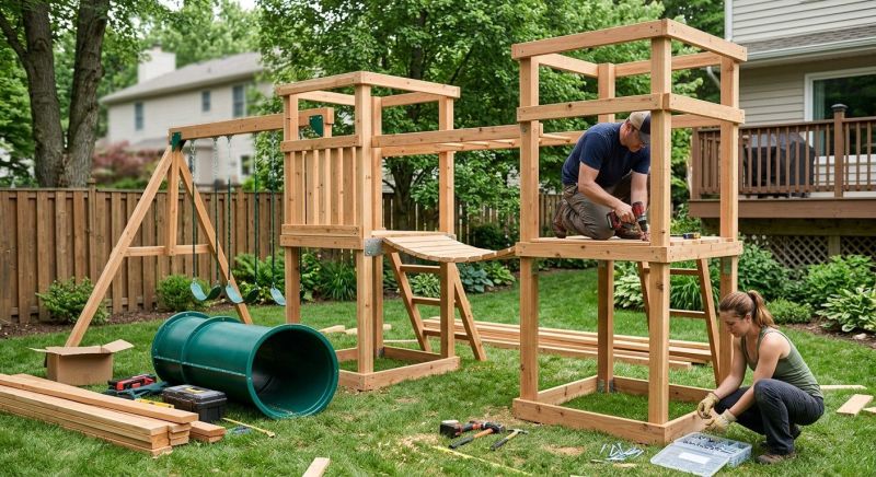 Playground Set Assembly in Prescott Valley, AZ