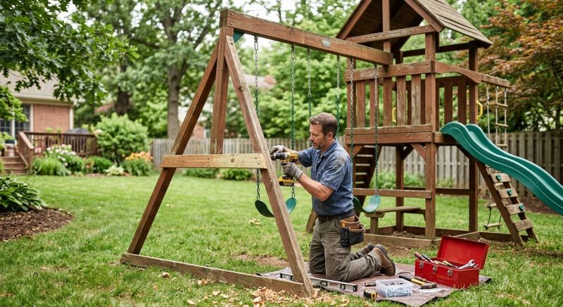 Playset Repair in Longmont, CO