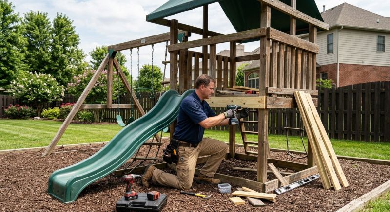 Playset Repair in Olathe, KS