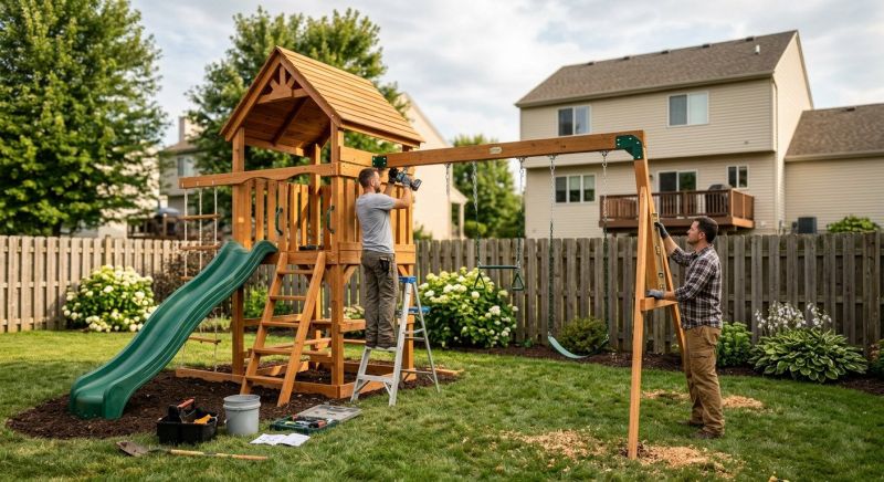 Sliding Board Installation in Conroe, TX