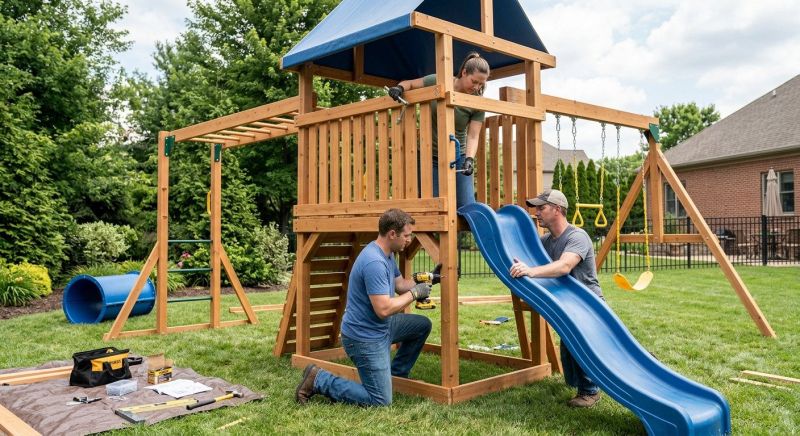 Swing Set Installation in Kansas City, KS