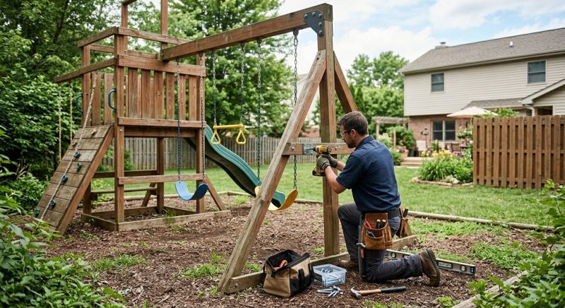 Swing Set Repair in Olathe, KS